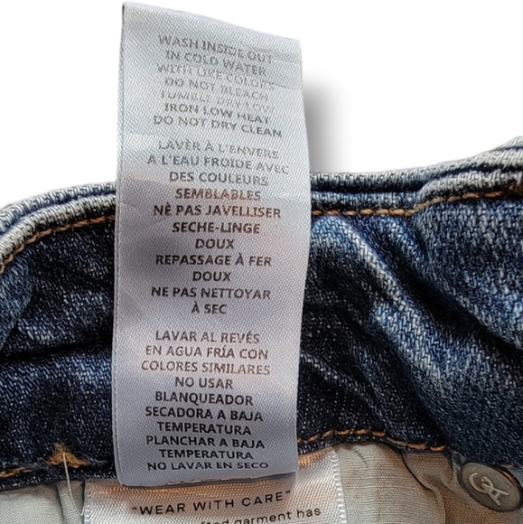 Good American Good Classic Raw Hem Jeans Size 12/31 Skinnyish Hi-rise New! - Picture 8 of 11